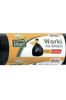 Пакеты для мусора Paclan Bee Smart Bin Liner 60 л, 50 шт