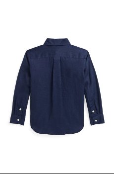 Детская хлопковая рубашка Polo Ralph Lauren