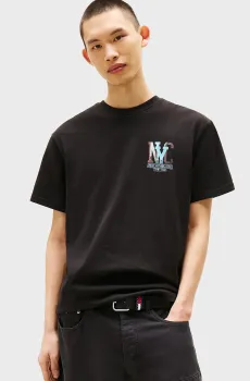 Мужская черная футболка RLX NOVELTY GRAPHIC Черный XXL Tommy Jeans DM0DM21831