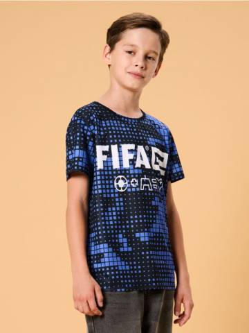 Футболка з принтом FIFA - індиго Футболка з принтом FIFA - індиго