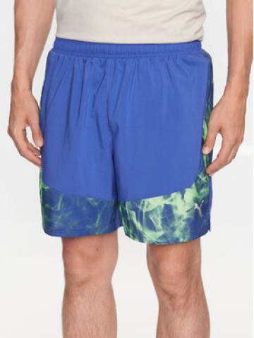 Puma Спортивні шорти Run Favorite Session 523587 Голубий Regular Fit Puma Спортивні шорти Run Favorite Session 523587 Голубий Regular Fit