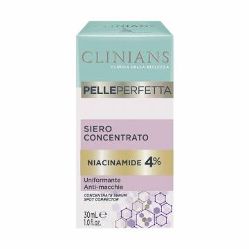 Сыворотка для лица Clinians Pelleperfetta Concentrated Serum против пигментных пятен, с ниацинамидом 4%, 30 мл Сыворотка для лица Clinians Pelleperfetta Concentrated Serum против пигментных пятен, с ниацинамидом 4%, 30 мл