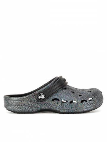 Crocs Шльопанці BAYA GLITTER CLOG 207015-0C4 Чорний Crocs Шльопанці BAYA GLITTER CLOG 207015-0C4 Чорний