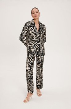 Reserved - Штани з високим вмістом льону - різнобарвний - 2680T-MLC