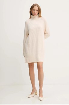 Шерстяное платье BOSS Foclore