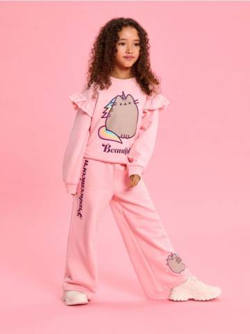 Бавовняні штани Pusheen the Cat - пастельний рожевий Бавовняні штани Pusheen the Cat - пастельний рожевий