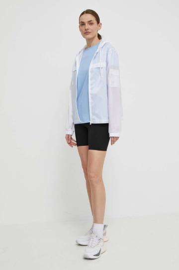 Куртка для бега Roxy Pure Pursuit цвет белый переходная ERJJK03590 Куртка для бега Roxy Pure Pursuit цвет белый переходная ERJJK03590