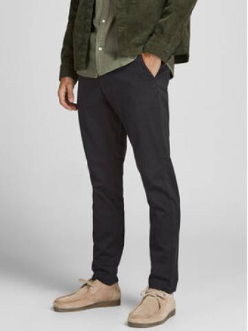 Jack&Jones Штани з тканини Marco Dave 12174152 Чорний Slim Fit Jack&Jones Штани з тканини Marco Dave 12174152 Чорний Slim Fit