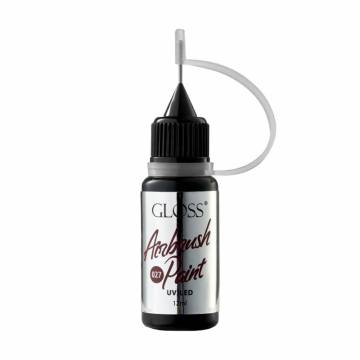 Краска для аэрографа Gloss Airbrush Paint UV/LED 027, 12 мл Краска для аэрографа Gloss Airbrush Paint UV/LED 027, 12 мл