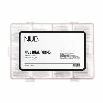 Формы для наращивания ногтей NUB Nail Dual Forms, 288 шт Формы для наращивания ногтей NUB Nail Dual Forms, 288 шт