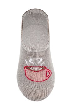 Носки женские Siela RT1132-144 Tea Time, следы, серые, размер 36-39