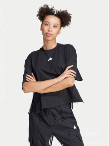adidas Футболка Dance IN1818 Чорний Loose Fit adidas Футболка Dance IN1818 Чорний Loose Fit