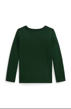Хлопковый детский лонгслив Polo Ralph Lauren