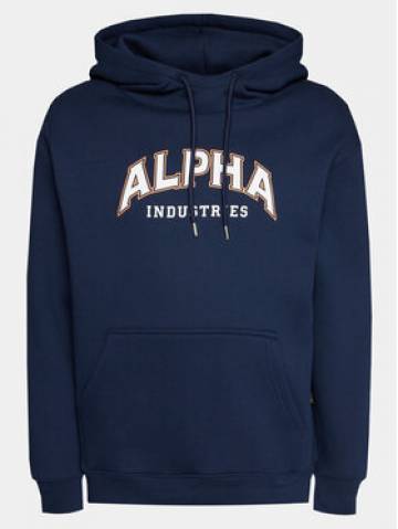 Alpha Industries Світшот College 146331 Cиній Regular Fit Alpha Industries Світшот College 146331 Cиній Regular Fit