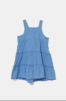 Хлопковое детское платье United Colors of Benetton