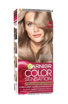 Стійка крем-фарба для волосся Garnier Color Sensation 8.11 Жемчужный светло-русый, 110 мл