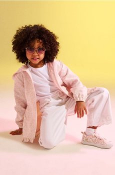 Бавовняні кеди з шкіряною устілкою - блідо-зелений