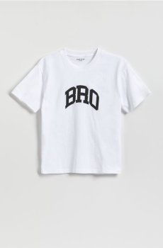 Reserved - Футболка з принтом - білий - 027IT-00X