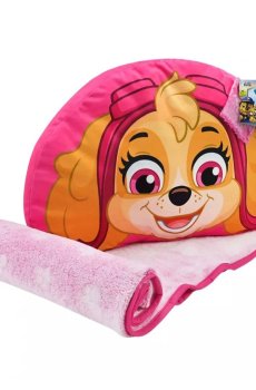 Детская игрушка-подушка с пледом Kids Hits Paw Patrol розовая, от 3 лет (KH70/002L)