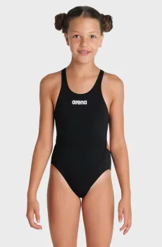 Детский черный купальник TEAM SWIMSUIT SWIM TECH SOLID Черный 6 Arena 004764-550