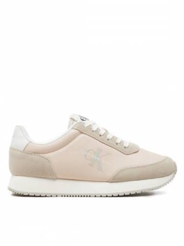 Calvin Klein Jeans Снікерcи Retro Runner Low Lace Ny Ml YW0YW01326 Рожевий Calvin Klein Jeans Снікерcи Retro Runner Low Lace Ny Ml YW0YW01326 Рожевий