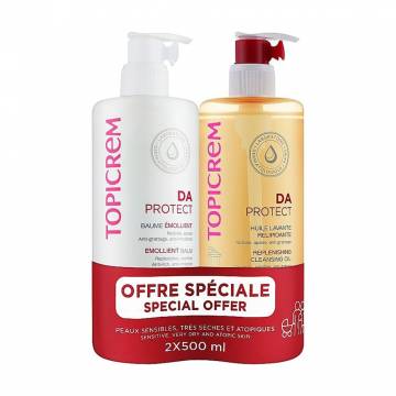 Набор для лица и тела Topicrem DA Protect (масло, 500 мл + бальзам, 500 мл) Набор для лица и тела Topicrem DA Protect (масло, 500 мл + бальзам, 500 мл)
