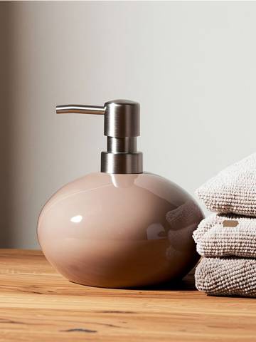 Дозатор для мила - бежевий