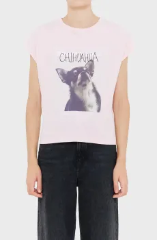 Женская розовая футболка Розовый L Bimba Y Lola 242BR7417.10301