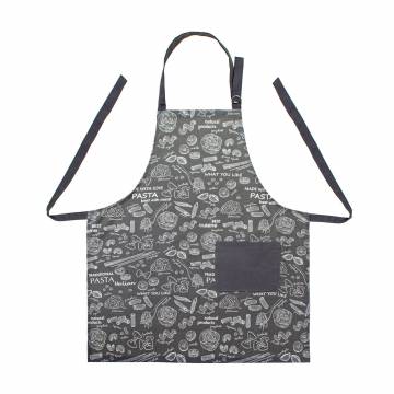 Фартук с регулируемой завязкой Home Line Паста, графитовый (полупанама) (177560)