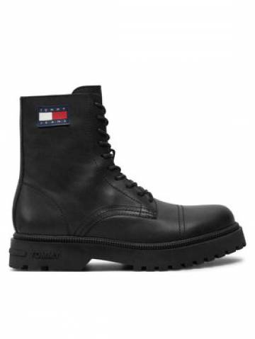 Tommy Jeans Черевики туристичні EM0EM01471 Чорний Tommy Jeans Черевики туристичні EM0EM01471 Чорний