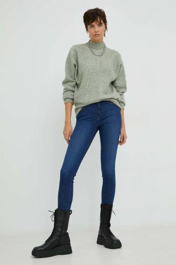 Джинсы Wrangler High Rise Skinny Cozy Night женские высокая посадка Джинсы Wrangler High Rise Skinny Cozy Night женские высокая посадка