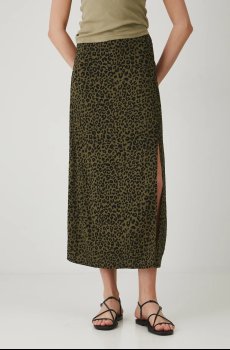 Юбка из смесового льна Medicine