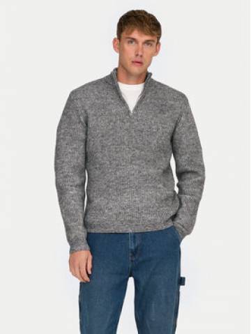 Only & Sons Светр 22027686 Сірий Regular Fit Only & Sons Светр 22027686 Сірий Regular Fit
