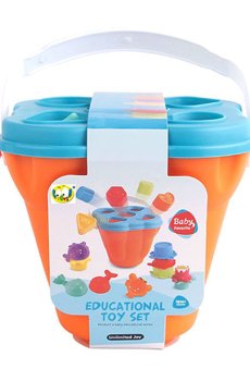 Развивающая игрушка-сортер FENG LING SIX ONE EIGHT с набором для игры в воде, от 18 месяцев, 17.8*17*15.8 см, 16 предметов