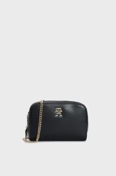 Женская черная сумка TH FEMININE CROSSOVER Черный ONESIZE Tommy Hilfiger AW0AW14871