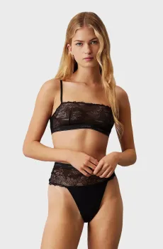 Женский черный бюстгальтер UNLINED BRALETTE Черный XS Calvin Klein 000QF8007E