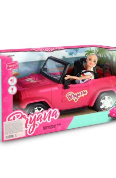 Детский игровой набор XIN KANG WO Кукла с авто, от 3 лет (K1903735)