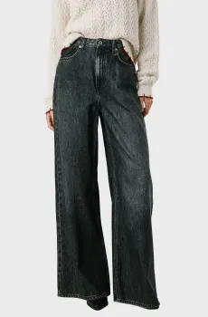 Женские черные джинсы WIDE LEG Черный 26 Pepe Jeans PL20474049S12