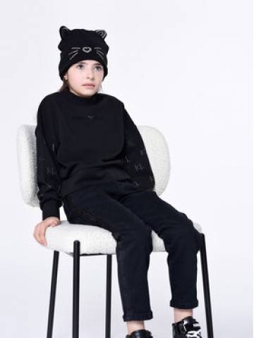 Karl Lagerfeld Kids Джинси Z14217 S Чорний Mom Fit Karl Lagerfeld Kids Джинси Z14217 S Чорний Mom Fit