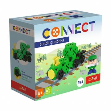 Детский конструктор Trefl Connect Локомотив, от 4 лет, 45 деталей (62044) Детский конструктор Trefl Connect Локомотив, от 4 лет, 45 деталей (62044)