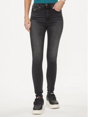 Tommy Jeans Джинси Sylvia DW0DW17593 Чорний Skinny Fit Tommy Jeans Джинси Sylvia DW0DW17593 Чорний Skinny Fit