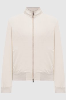 Бежевая куртка из шерсти