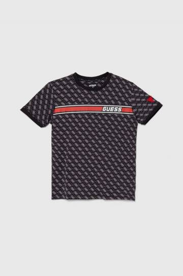 Детская футболка Guess цвет серый узорная L4YI47 J1314 Детская футболка Guess цвет серый узорная L4YI47 J1314