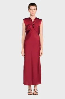 Женское бордовое платье Бордовый 34 Sandro SFPRO04529_Bordeaux