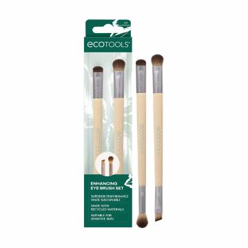 Набор кистей для макияжа EcoTools Enhancing Eye Brush Set, 2 шт Набор кистей для макияжа EcoTools Enhancing Eye Brush Set, 2 шт
