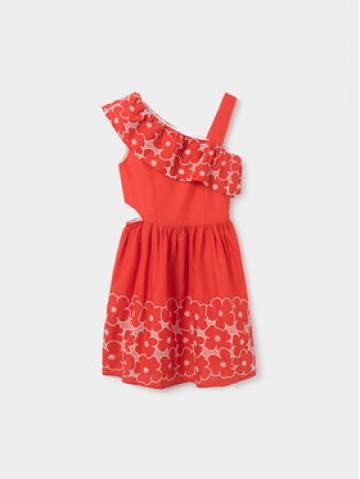 Mayoral Літня сукня 6963 Червоний Regular Fit