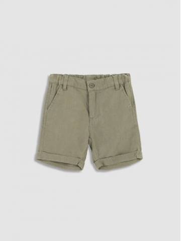Coccodrillo Шорти з тканини WC3119502EBB Зелений Regular Fit Coccodrillo Шорти з тканини WC3119502EBB Зелений Regular Fit