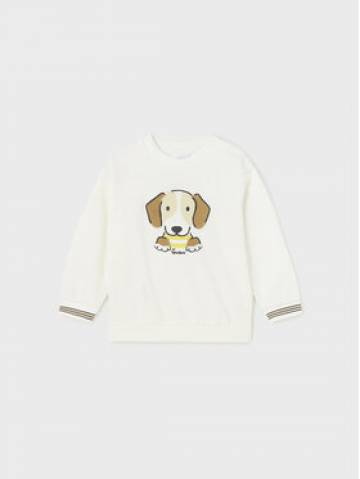 Mayoral Світшот 1414 Білий Regular Fit Mayoral Світшот 1414 Білий Regular Fit