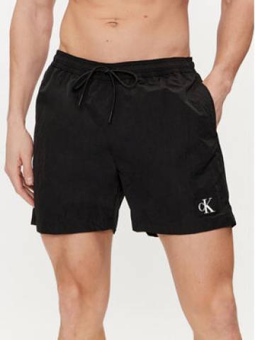 Calvin Klein Swimwear Шорти для плавання KM0KM00980 Чорний Regular Fit Calvin Klein Swimwear Шорти для плавання KM0KM00980 Чорний Regular Fit