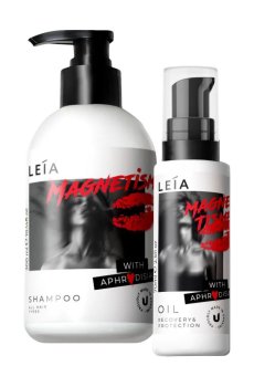 Набор LEIA Set 3 для всех типов волос (шампунь, 300 мл + масло, 70 мл)